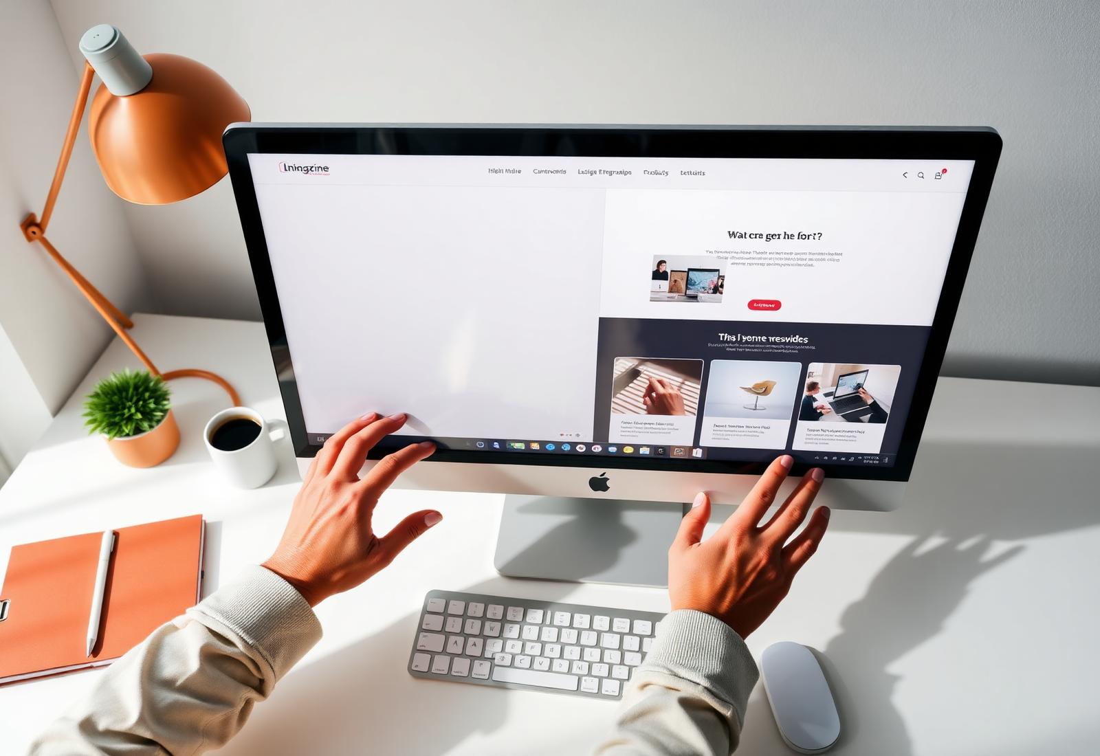 Developing a modern business website